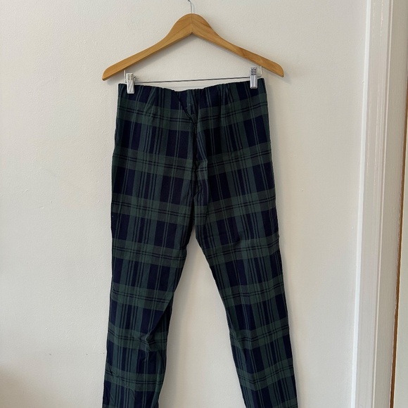 Gretchen Scott Gripeless Pull On Pants in Black Watch Plaid | Size Large - Picture 8 of 13